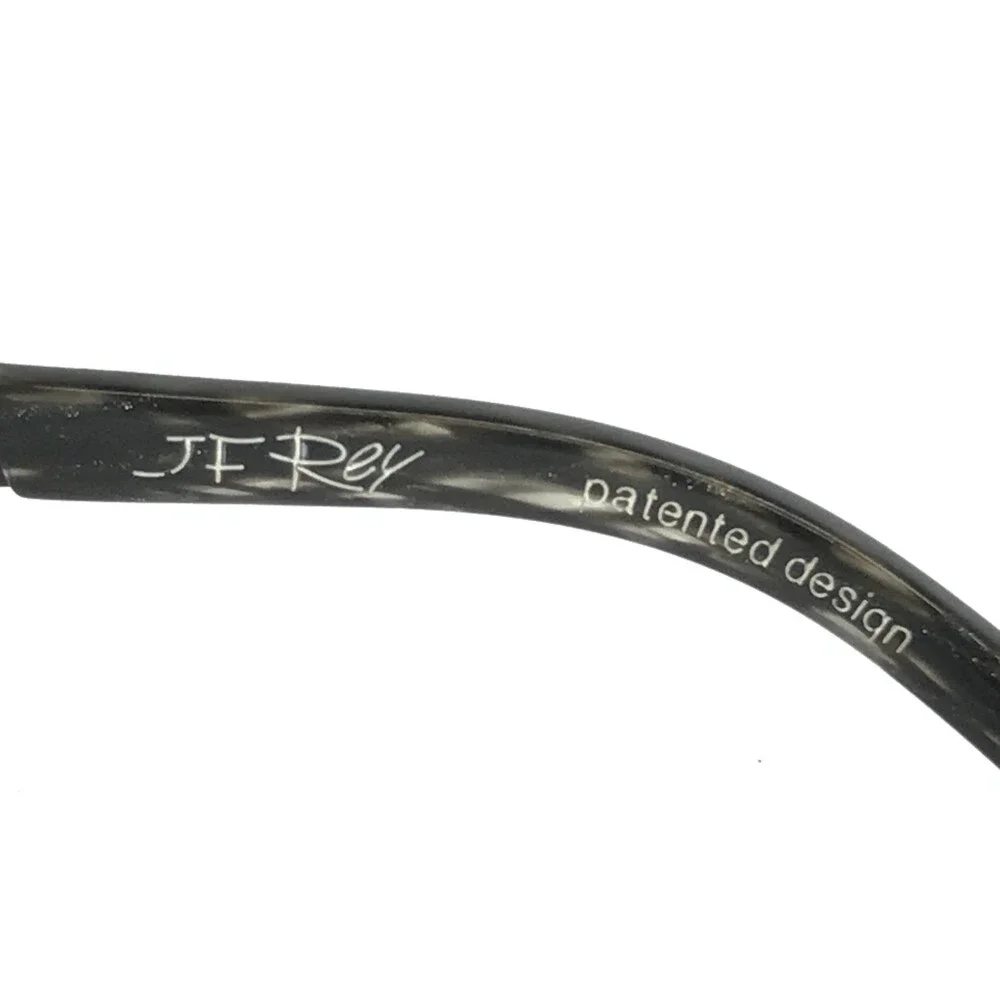 J.F. Rey Eyeglasses Frames JF2598 0000 Matte Black Textured Webbed 56-18-135